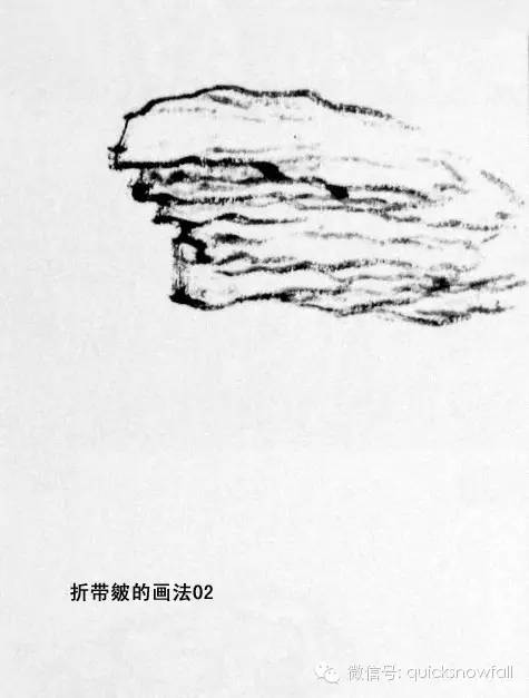 白崇然山水画山石画法合集,学院山水画山石画法