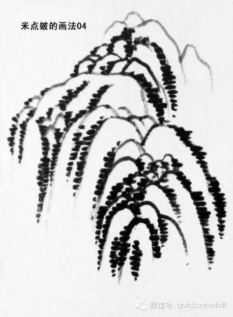 白崇然山水画山石画法合集,学院山水画山石画法