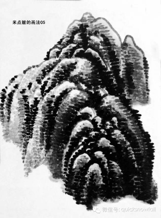 白崇然山水画山石画法合集,学院山水画山石画法