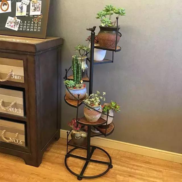 阳台布置花园适合买什么样的花架,阳台花架怎么布置效果图