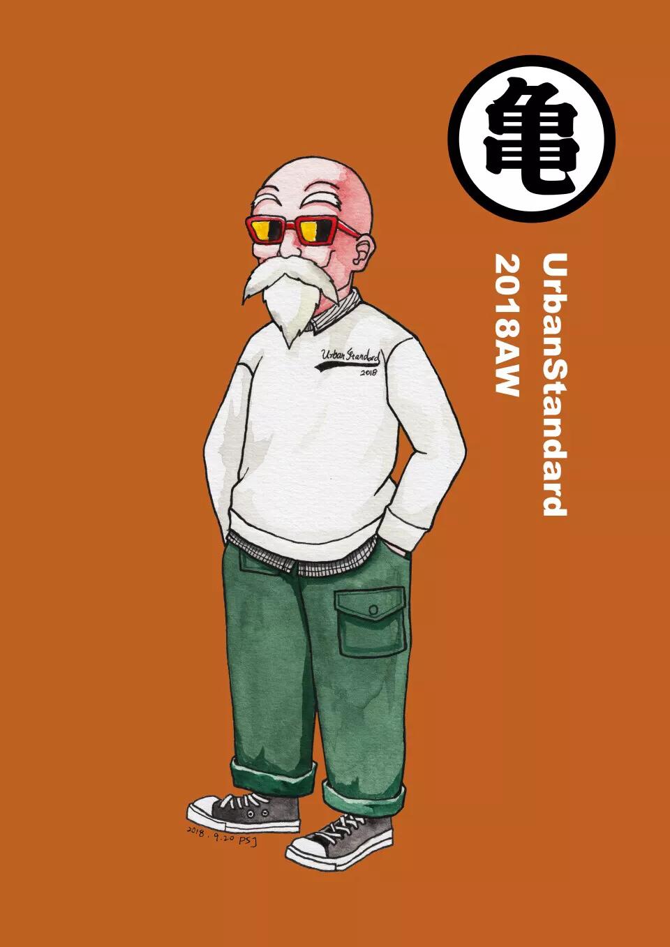 龍珠系列龜仙人！潮流壁纸