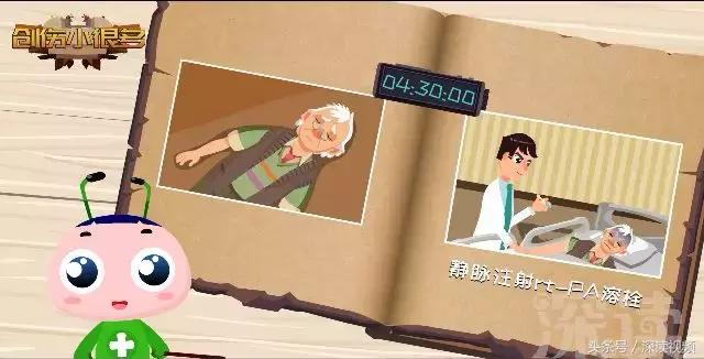 紧急救援脑梗,脑梗溶栓护理科普动画通俗易懂