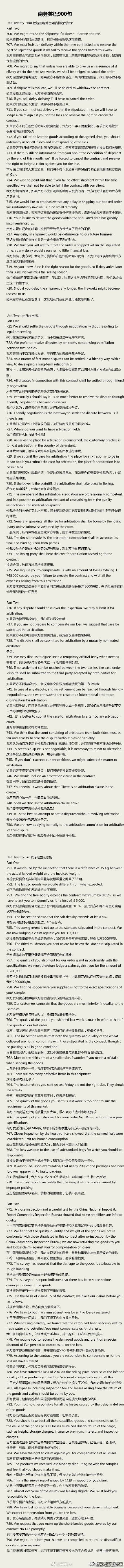 商务英语口语900句干货汇总,商务英语口语900句面试