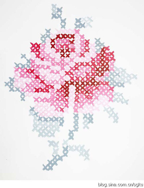 漂亮的十字绣的图案,十字绣图案简单又漂亮图纸