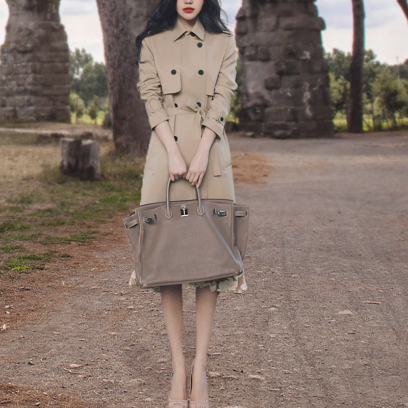 秋季洋气百搭风衣,高端大气上档次风衣秋天