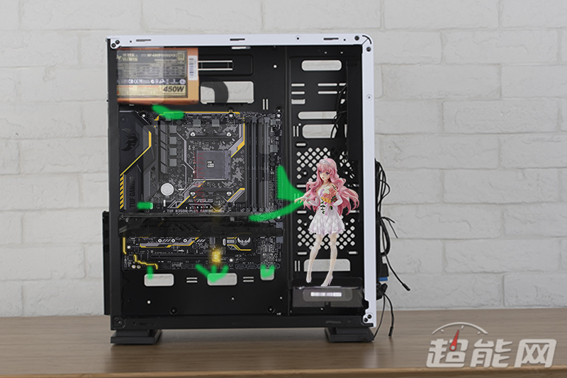 不能背走线的机箱怎么理线,台式机机箱如何理线