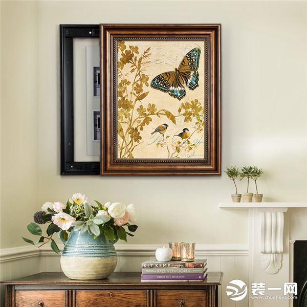 电表箱装饰画图片大全简约,电表箱装饰画让整个家变得更美观