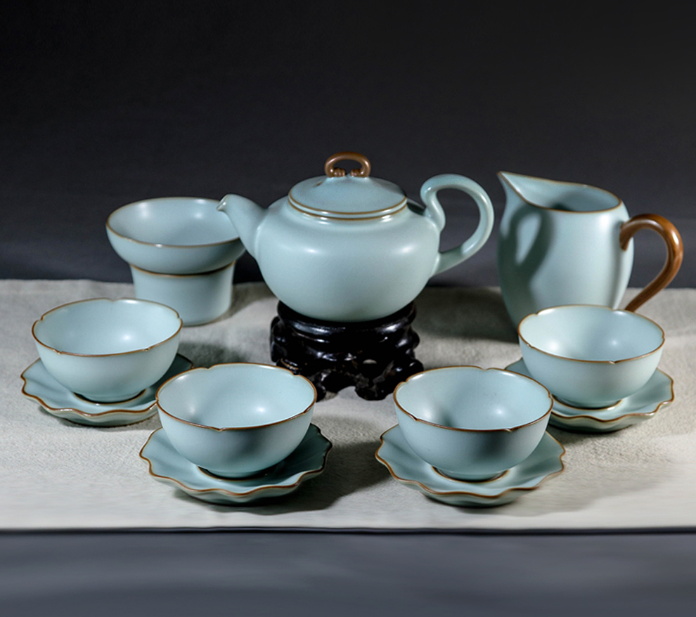 汝窑茶具直播排名,汝窑茶具使用方法