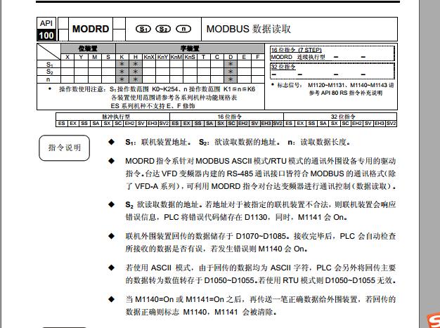 台达plc的modbus通讯控制无刷电机,台达plcmodbus通讯程序编写