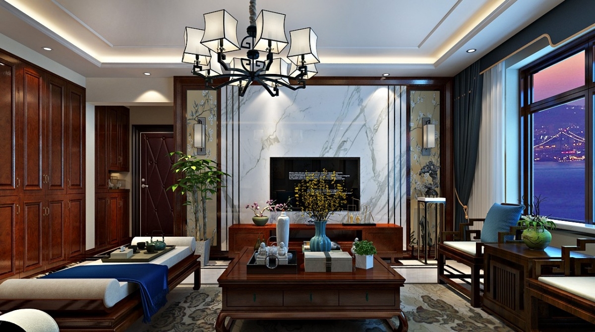 装修设计案例轻奢极简,金安向日葵一期装修