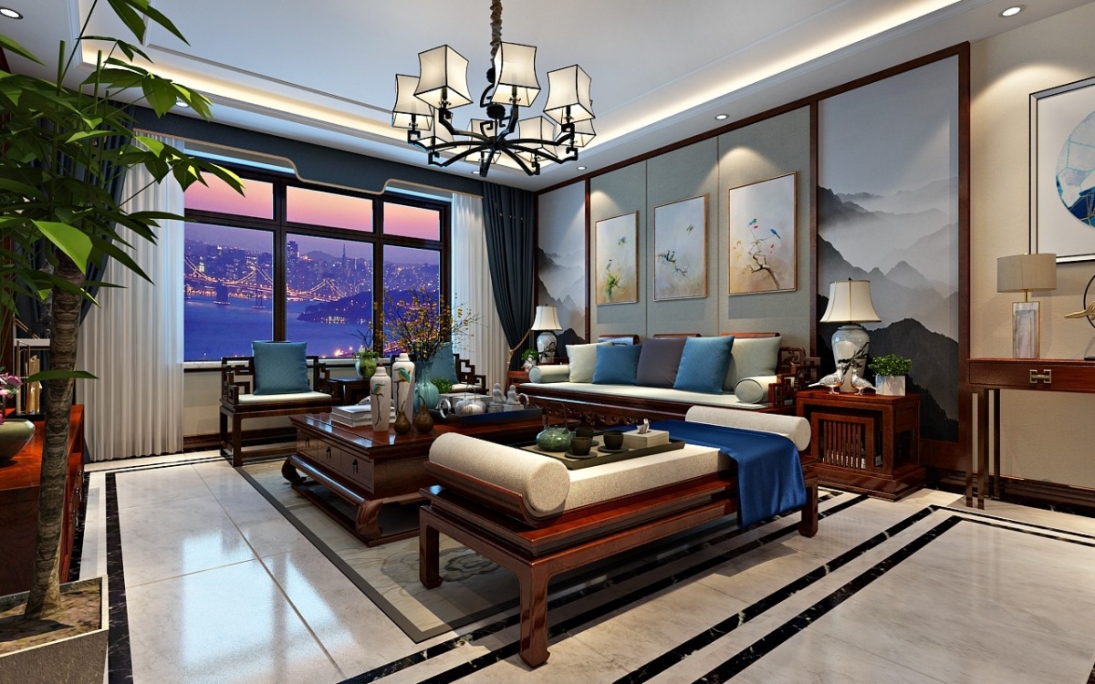 装修设计案例轻奢极简,金安向日葵一期装修