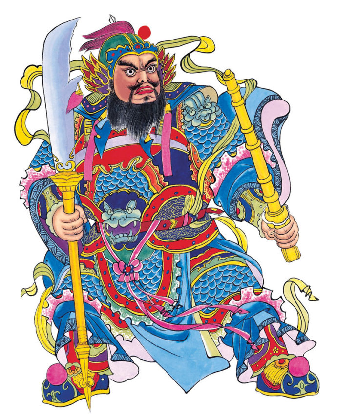 少数民族门神原型,霍州门神的来历