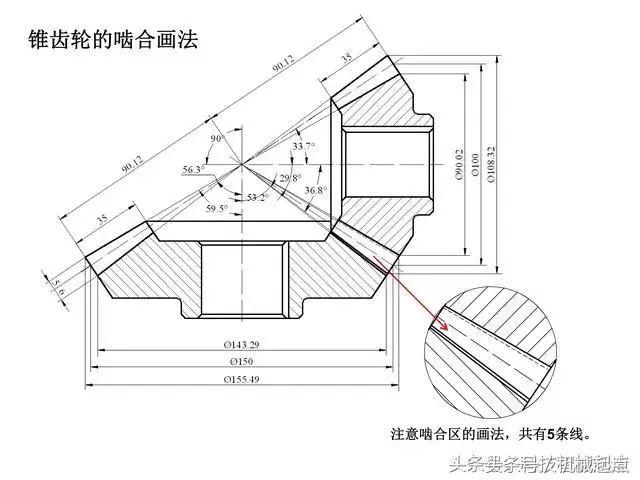 齿轮的画法及参数的计算,齿轮画法全过程
