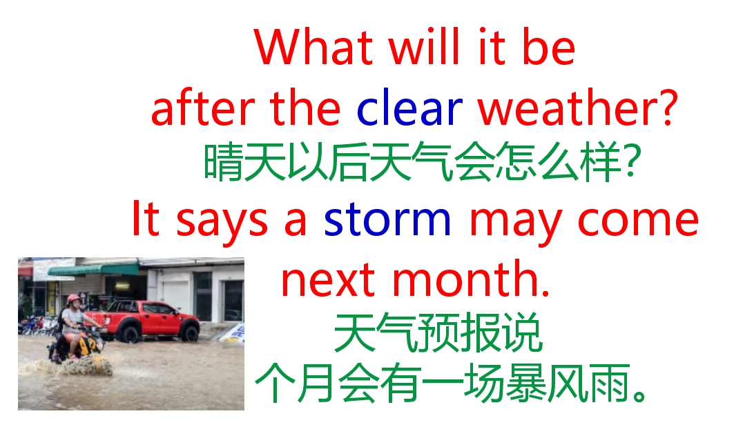 英语天气口语对话,英语天气口语100句