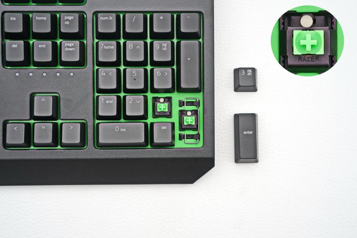 雷蛇黑寡妇绿轴测评,2024年雷蛇黑寡妇蜘蛛标准版实测