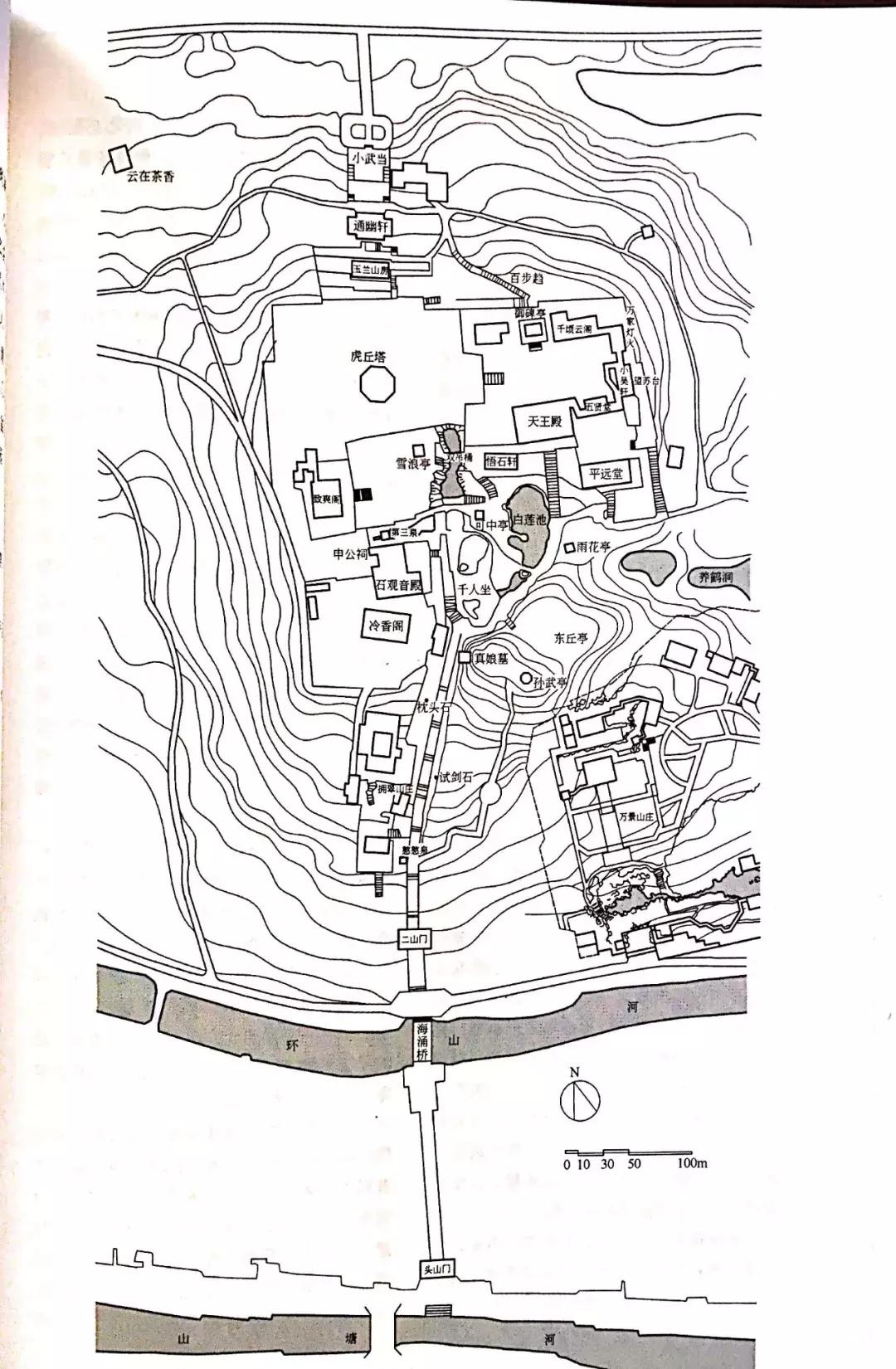 国外经典园林平面图,明清园林平面