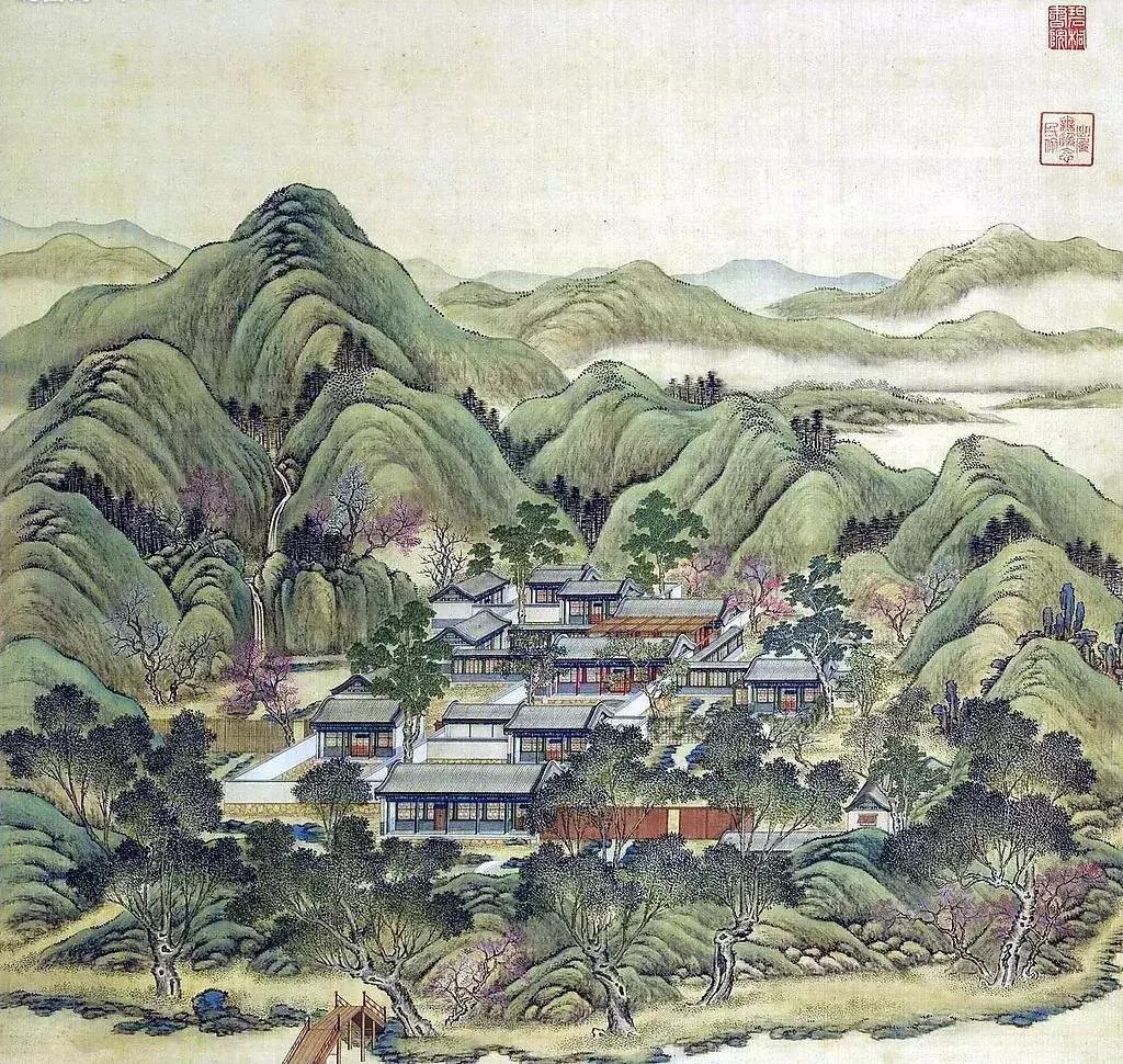 国外经典园林平面图,明清园林平面