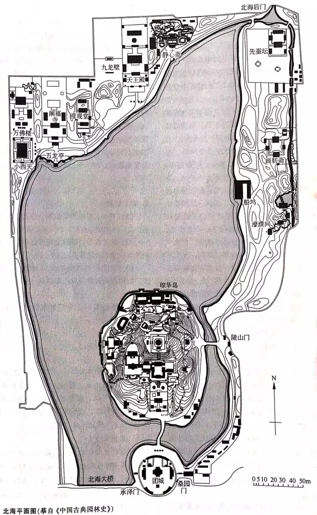 国外经典园林平面图,明清园林平面