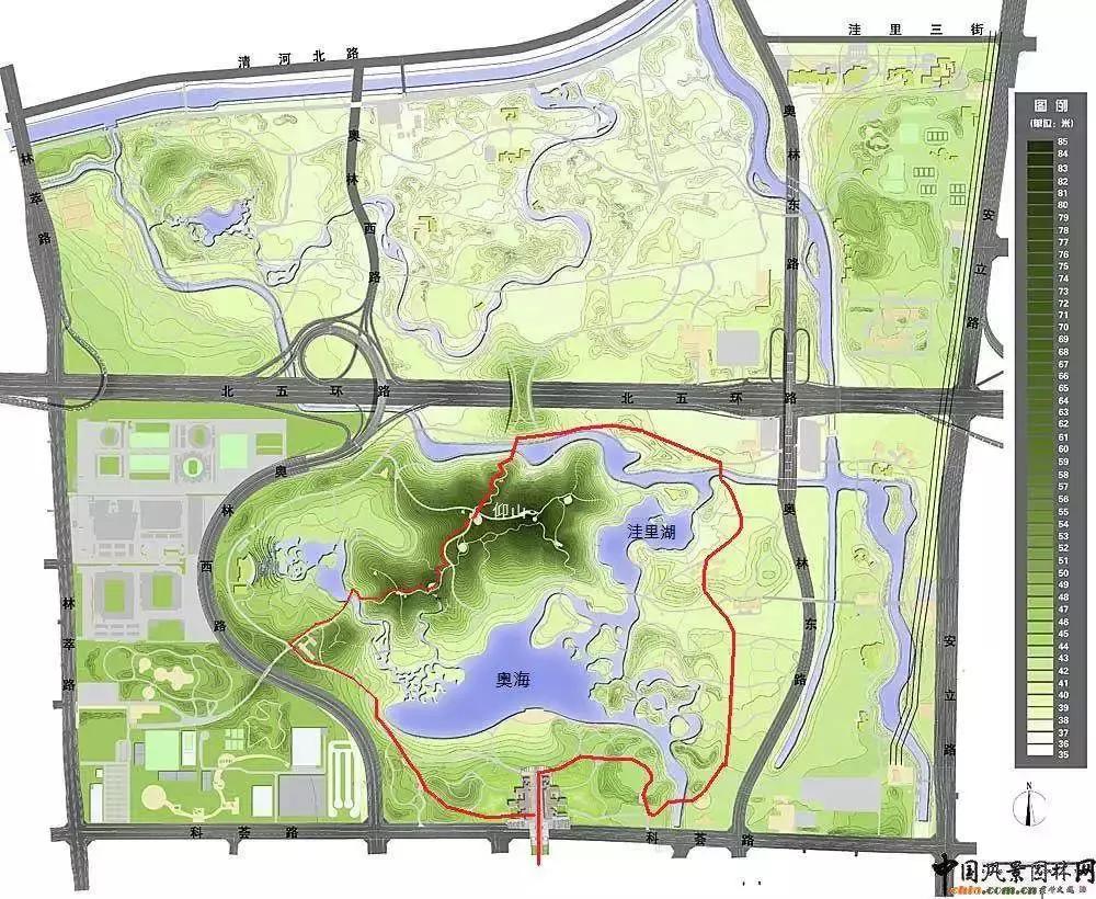国外经典园林平面图,明清园林平面