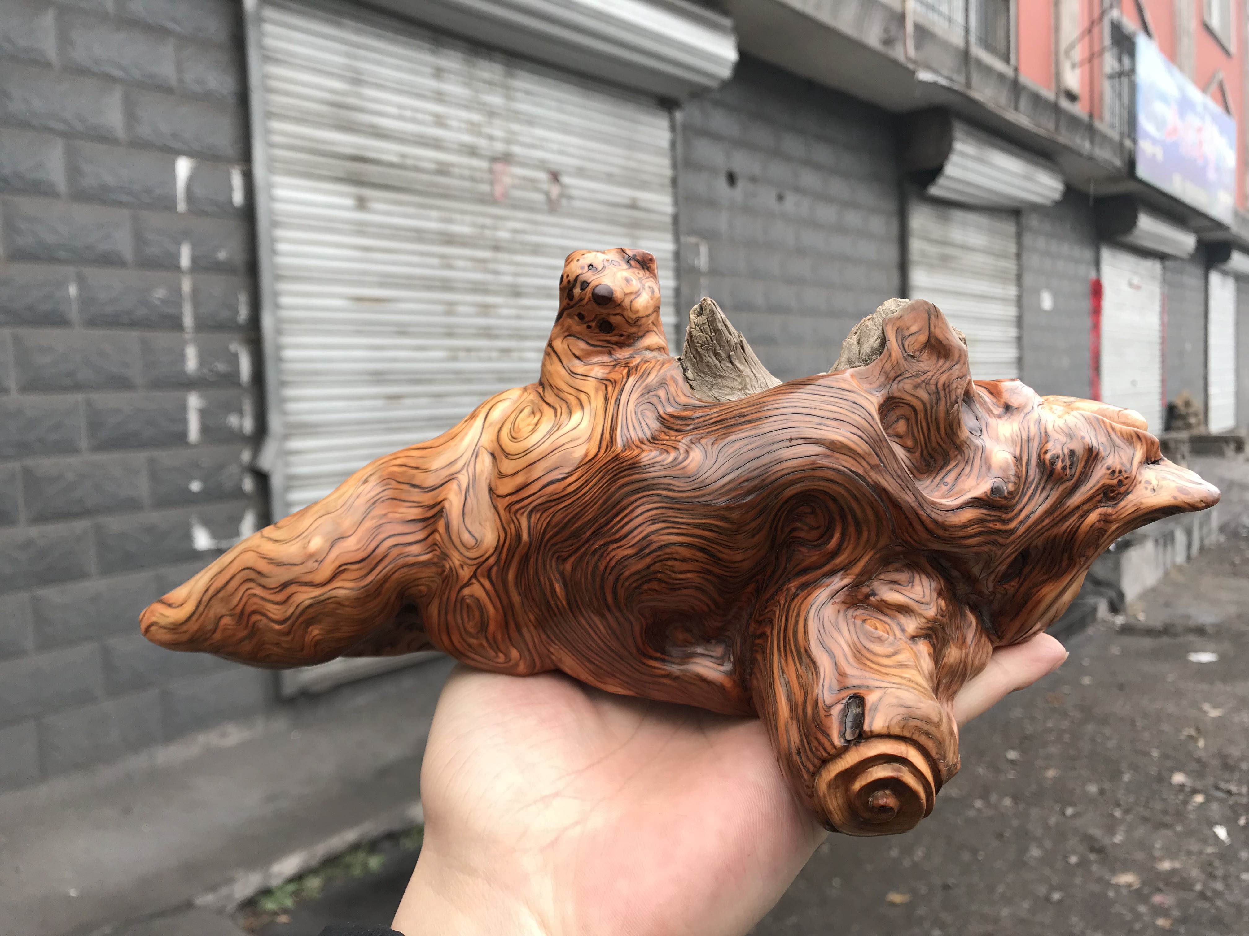 崖柏凹槽用什么工具打磨,打磨崖柏根雕的视频教程