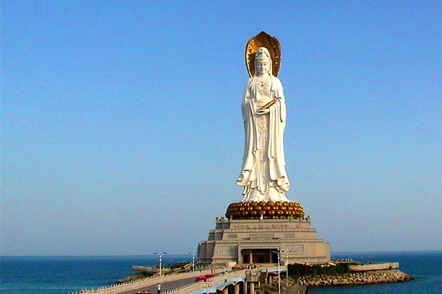 舟山市普陀区,佛教文化悠久,有海天佛国、人间第一清静境之称