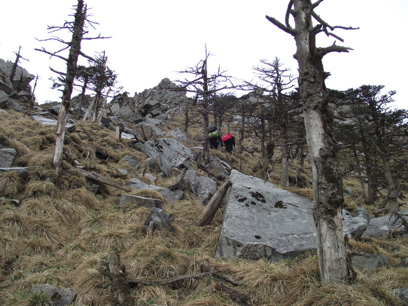 爬鹿角梁路线,鹿角梁路线图