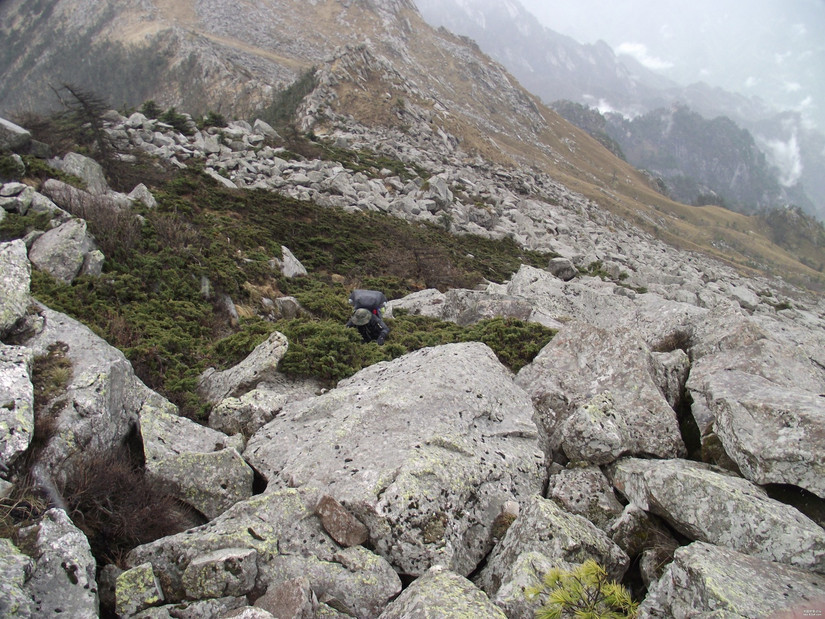 爬鹿角梁路线,鹿角梁路线图