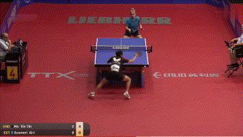 霍婷婷直板打法视频,国内打直板生胶最好的女选手之一