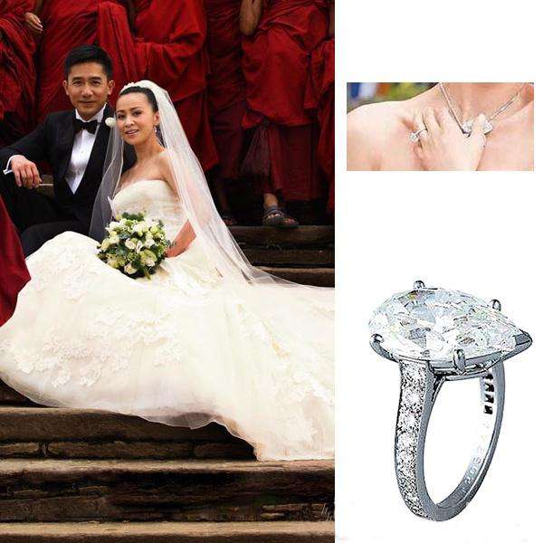女明星的钻戒比拼,女星结婚钻戒哪家强