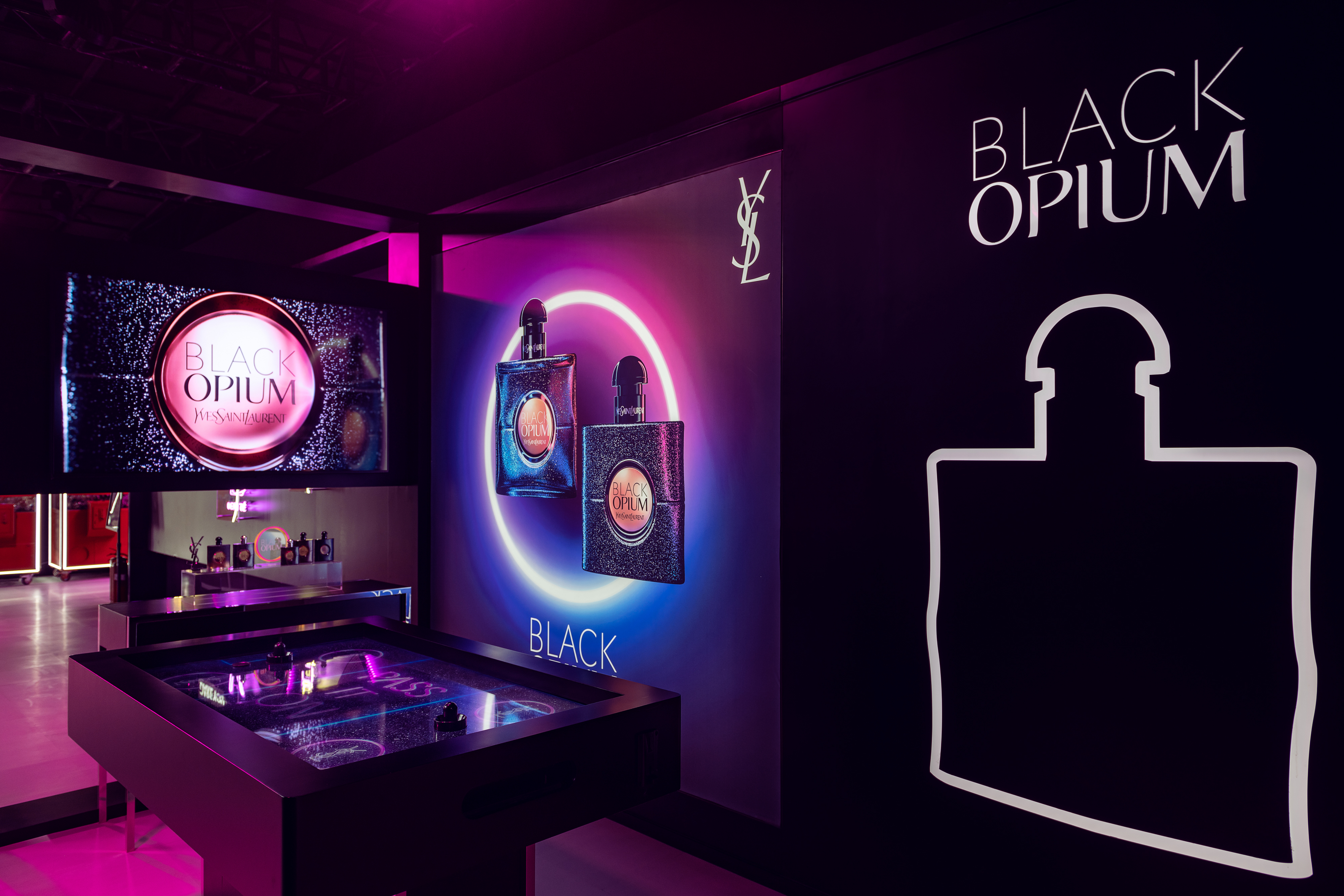 ysl太古里摇滚电玩城,ysl摇滚风美妆