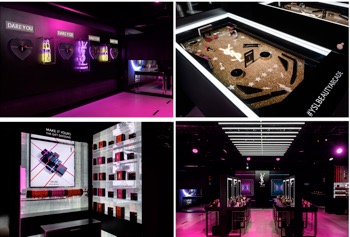 ysl太古里摇滚电玩城,ysl摇滚风美妆