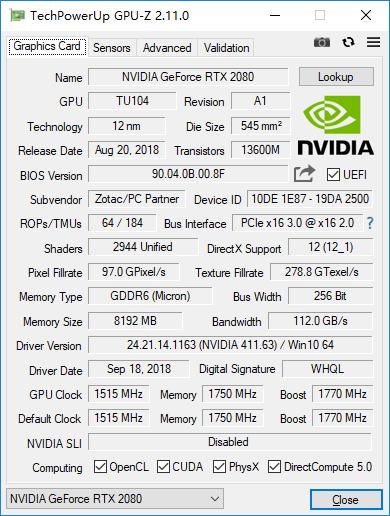 索泰rtx2070和1080ti,索泰rtx2070显卡怎么样