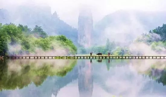 缙云山黛湖仙境,缙云峰景