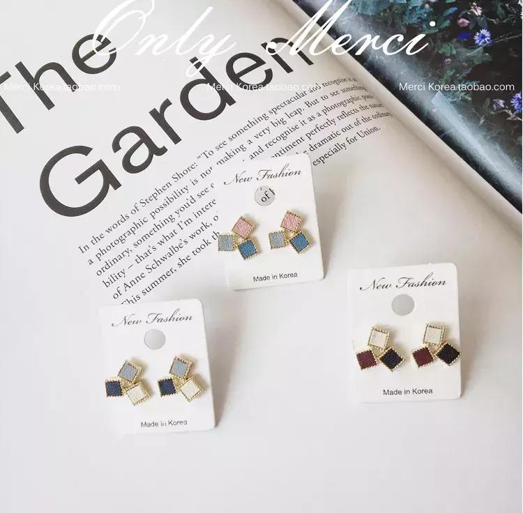 为了好看的耳钉打了耳洞,耳环推荐小众无耳洞