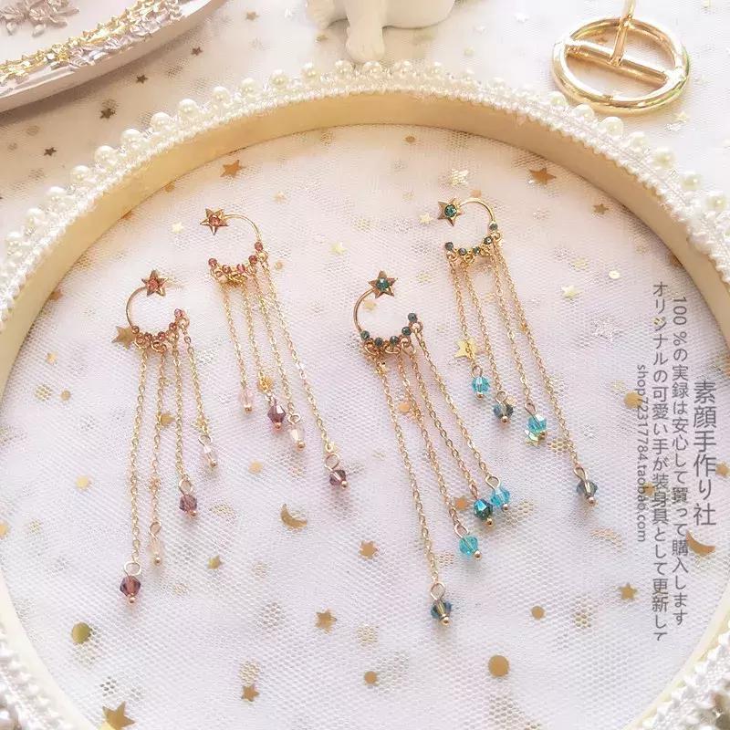 为了好看的耳钉打了耳洞,耳环推荐小众无耳洞