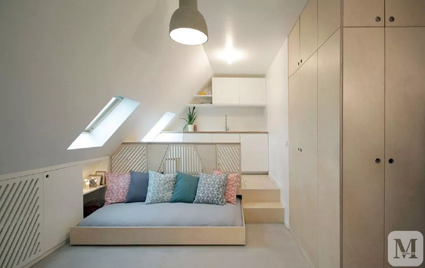 小面积房间隐形床,卧室节省空间隐形床