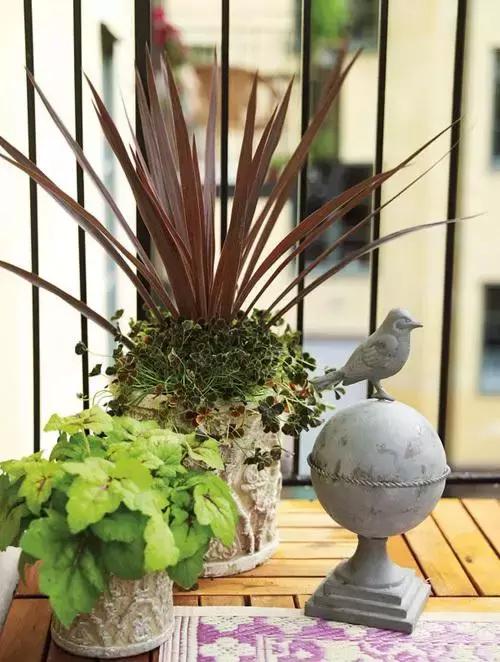 花园洋房阳台设计,阳台打造成小花园