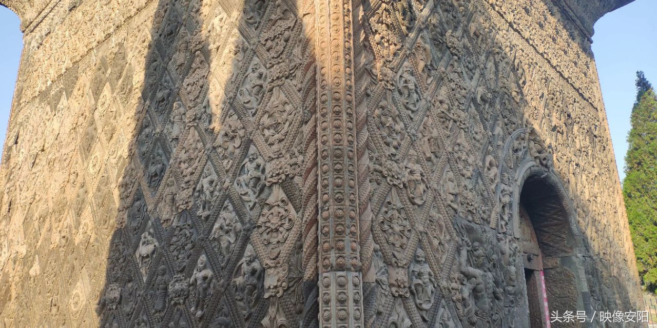 国宝级文物古塔图片,安阳古寺古塔古村落