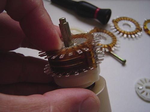 波段开关改装电位器教程视频讲解,步进电位器拆解