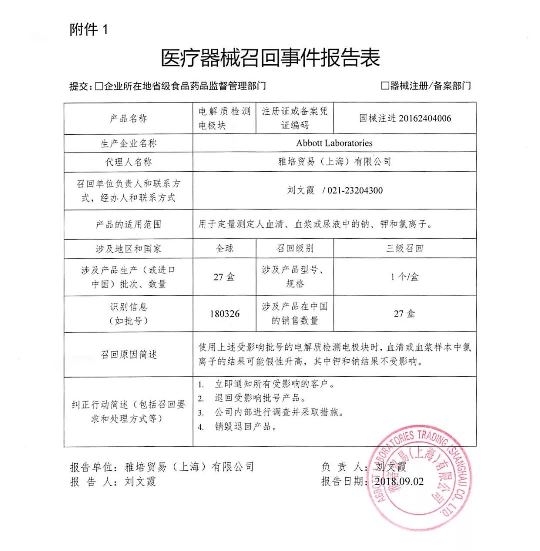 罗氏制药强生,强生医疗器械召回