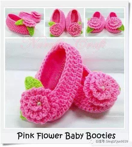 手工钩织童鞋最新,婴幼儿的小鞋钩编大全