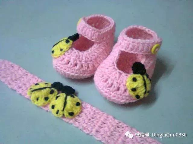 手工钩织童鞋最新,婴幼儿的小鞋钩编大全