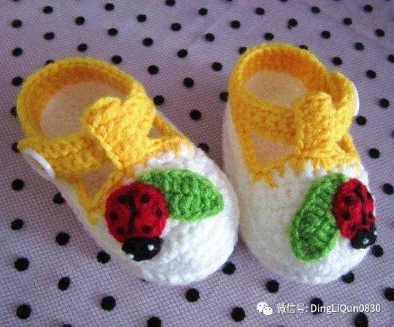 手工钩织童鞋最新,婴幼儿的小鞋钩编大全