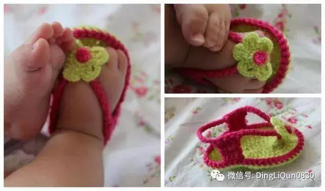 手工钩织童鞋最新,婴幼儿的小鞋钩编大全