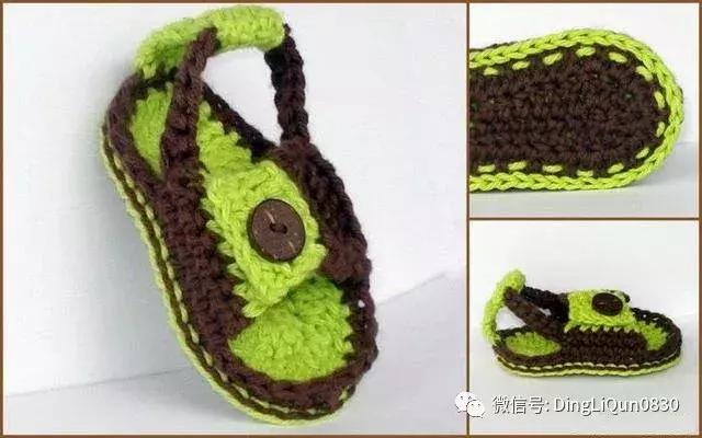 手工钩织童鞋最新,婴幼儿的小鞋钩编大全