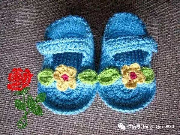 手工钩织童鞋最新,婴幼儿的小鞋钩编大全