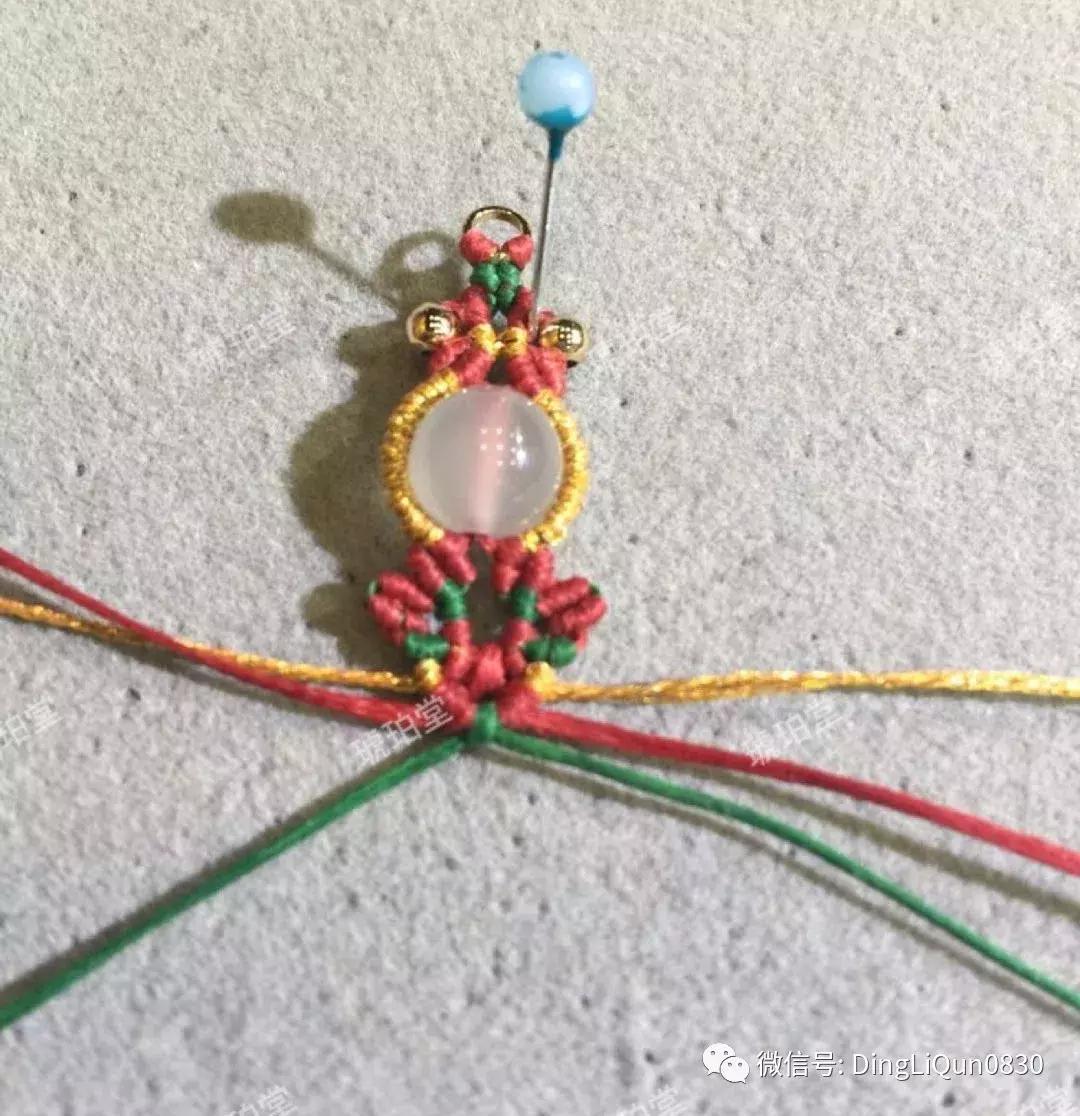 编绳教程铃铛,编绳教程防烫