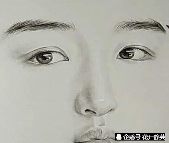 铅笔画杨幂图片,最简单的杨幂素描画
