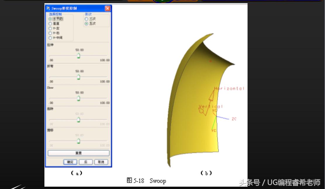 ug加工曲面开粗怎么选取曲面,ug基础教程之经典曲面范例