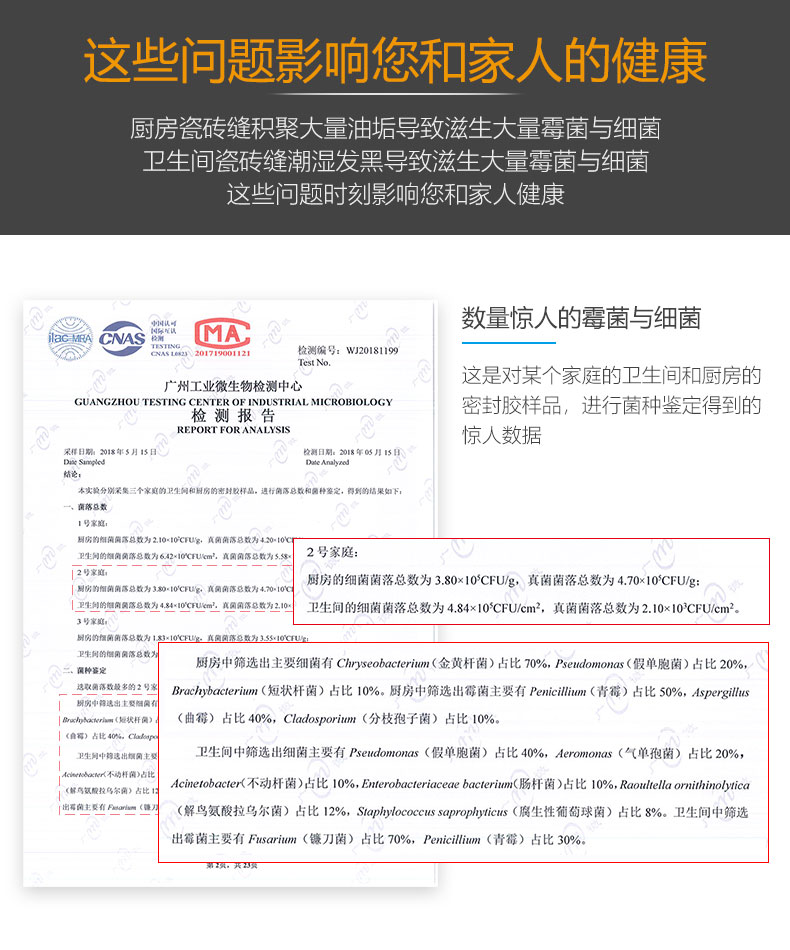 正宗厨卫防霉胶常用解决方案,厨卫最佳的防霉胶